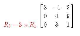 Subtract Multipoles of Rows of a Matrix