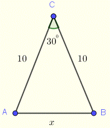 find perimeter of isosceles triangle of problem 3