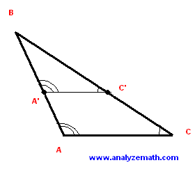 Angle-Angle similarity