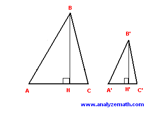 altitude of similar triangles problem 3