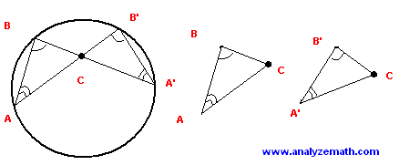 intersecting chords inside a circle solution to problem 4