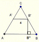  equilateral triangle and a right triangle