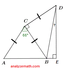 two isosceles triangles