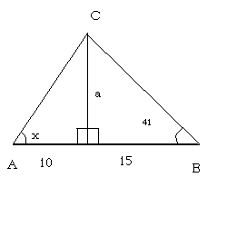 right triangle with common side