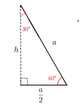 30-60-90 right triangle