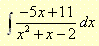 integral for example 1