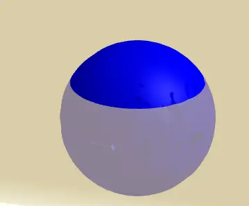 spherical cap as portion of a sphere