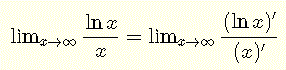 Find Limit of ln(x)/x , Step 4 