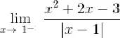 limit of function in example 1