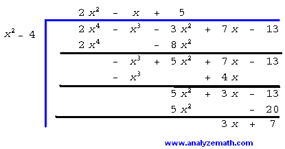 divide polynomial question 2 solution