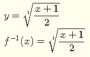Interchange Variables to Obtain Inverse Function