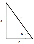 right triangle in question 2
