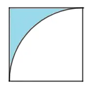 Quarter of a Circle Within a Square