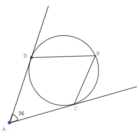 inscribed and central angle