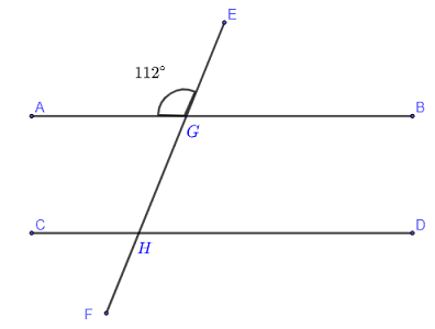 parallel lines and a secant