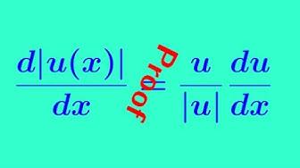 'Video thumbnail for Derivative of absolute value functions - -  derivative of a function  -  part 4'